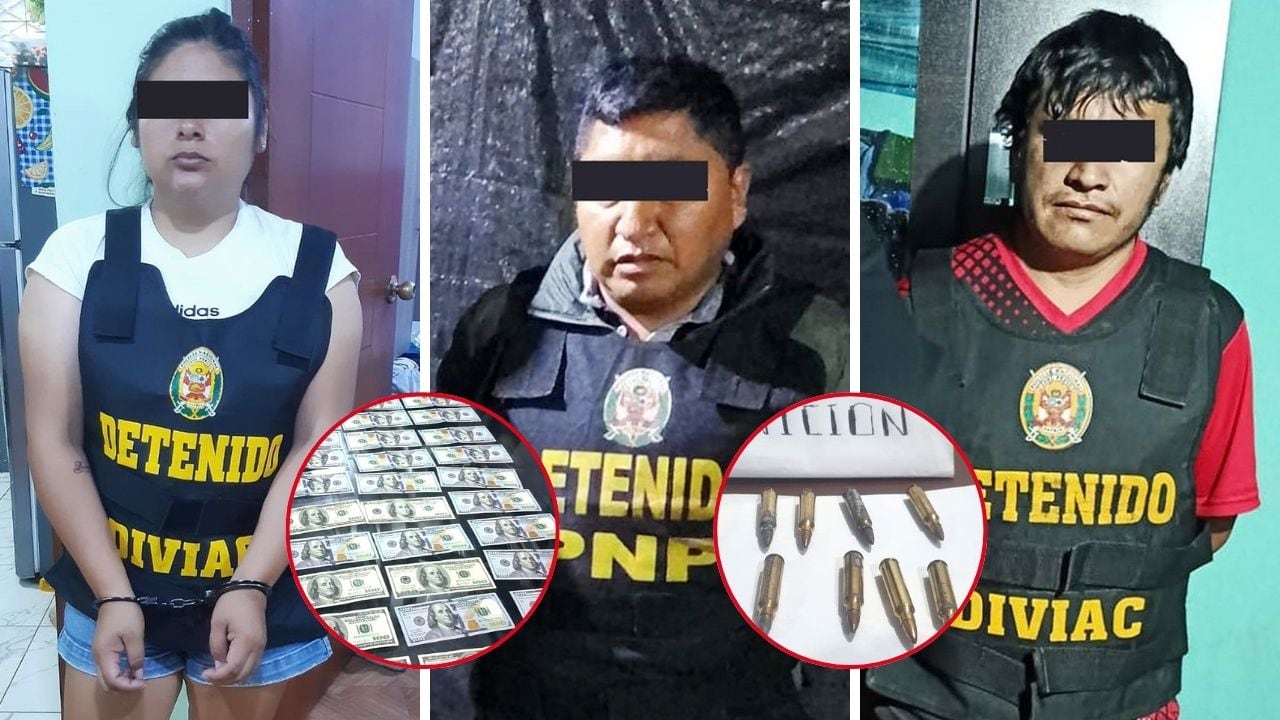 La Policía y la Fiscalía atraparon a 12 presuntos integrantes de banda investigada por delitos relacionados con la extracción ilegal de oro, tenencia ilegal de explosivos y armas. Se allanaron 23 viviendas ubicadas en Trujillo, Huamachuco, Pataz y Lima, donde se decomisaron 105 mil 456 dólares y 366 mil 260 soles.