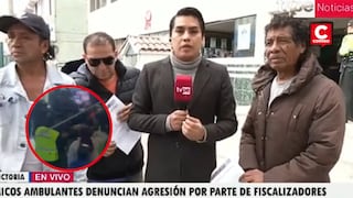 Cómicos ambulantes denuncian agresión de personal municipal en Gamarra (VIDEO)