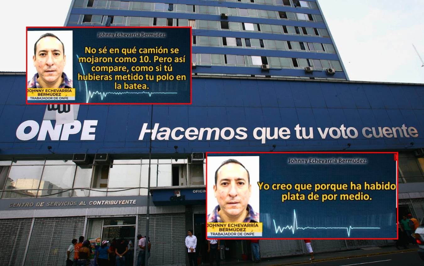Audio revela caos logístico en ONPE