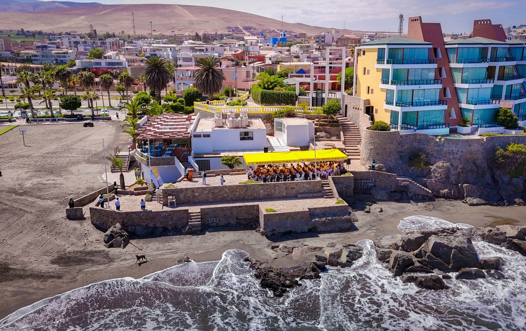 Playa Margaritas de Arequipa es la primera del sur del país en recibir distinción ambiental. Foto: Municipalidad Distrital de Mejía.