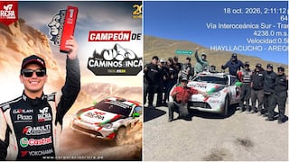 Pisco: Santiago Aguayo se corona campeón de Caminos del Inca 2026 en la categoría S2000