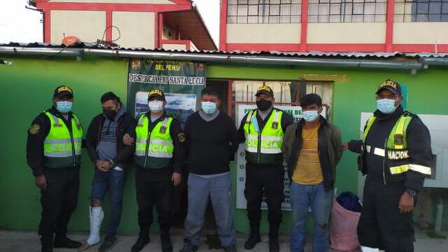 Policía en actividad y dos sujetos detenidos iban a participar en robo de 50 mil soles en Puno