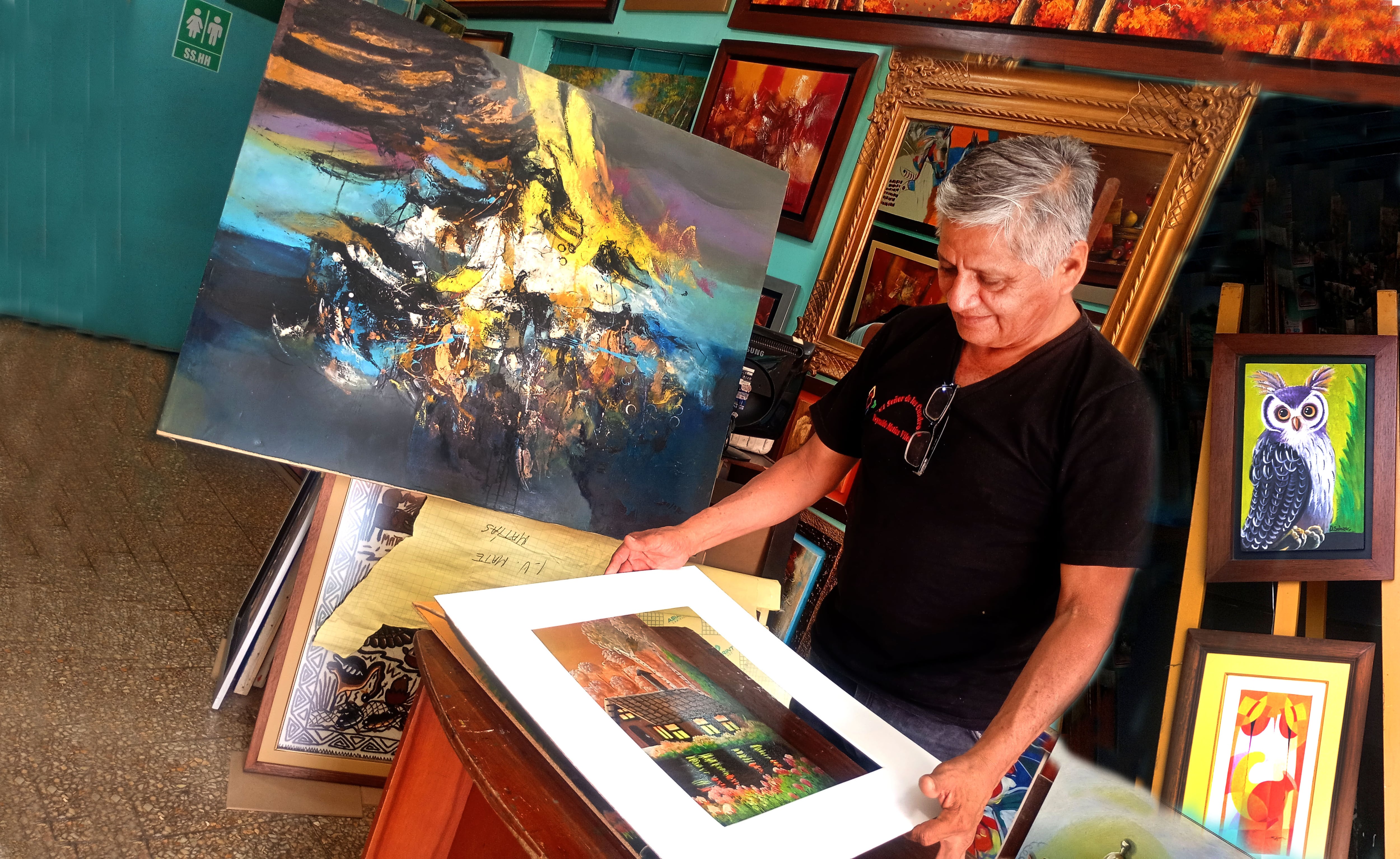 Reynaldo Matías ha convertido su oficio de marquetería en toda una historia en Piura.