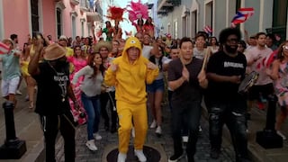 Bad Bunny y Jimmy Fallon bailaron al ritmo de "Mía" en las calles de Puerto Rico (VIDEO)