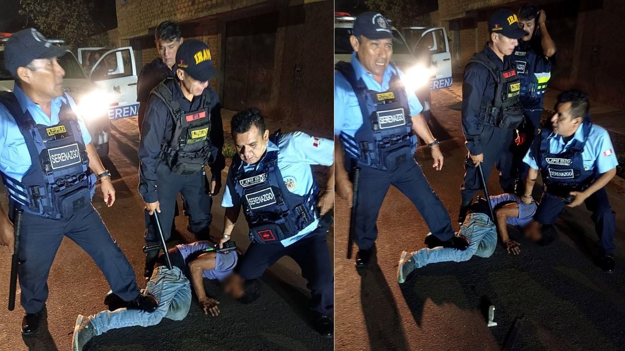 Joven amenazó con arma blanca a los agentes ediles, que lo atraparon y lo llevaron a la comisaría.