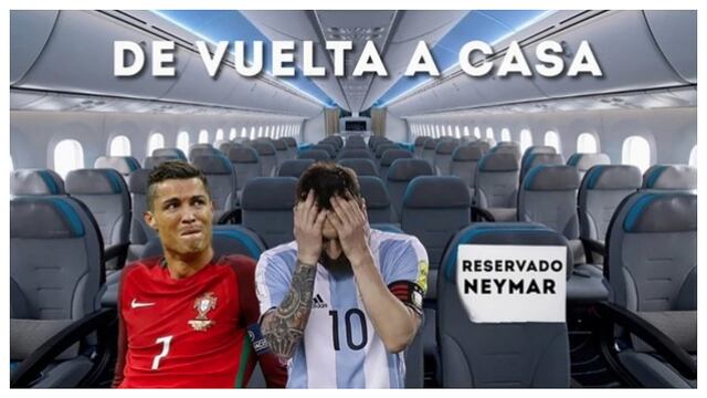 Hinchas se burlan con memes de Lionel Messi y Cristiano Ronaldo por eliminación del Mundial (FOTOS)