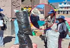 Arequipa: pobladores canjean residuos reciclables con artículos para el hogar en Caylloma