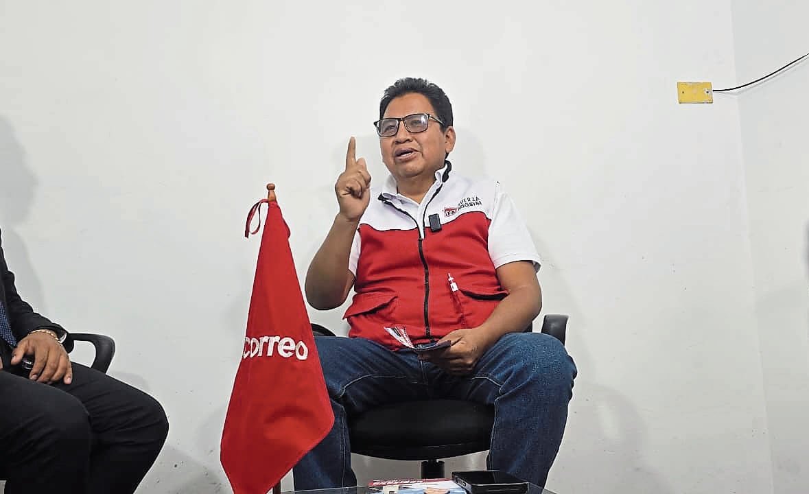 Cascely Calizaya, candidato a la alcaldía de Mariano Melgar (Foto: Omar Cruz/@photo.gec)