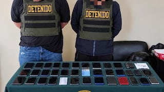 Detienen a “Los Pantalleros” con celulares robados en el Cercado de Arequipa