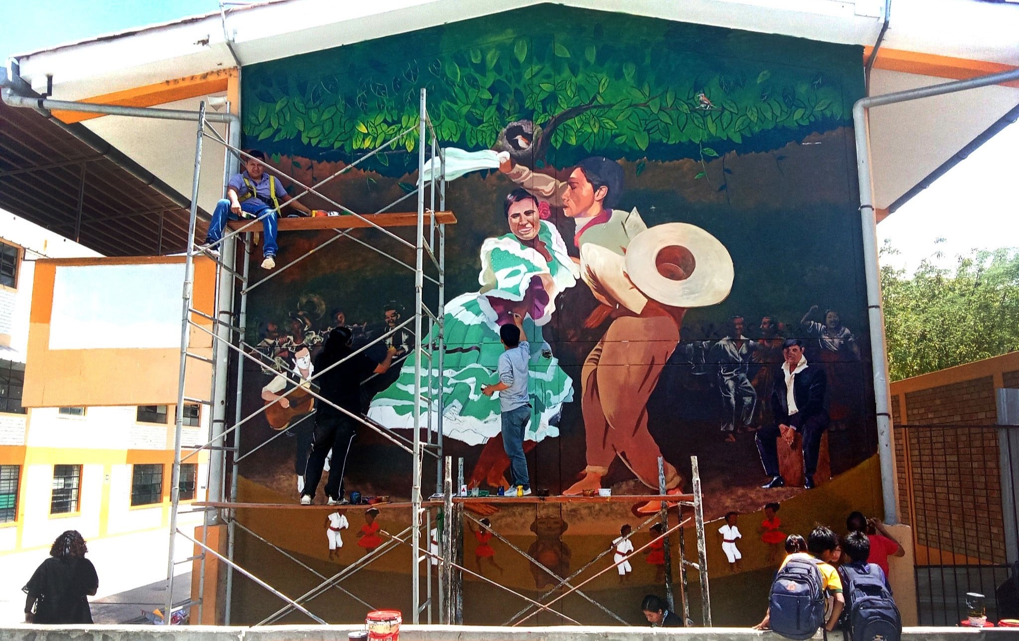 Una pintura muy representativa de nuestra Piura.