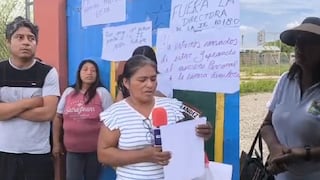 Lambayeque: Padres de familia exigen cambio de directora por hacer cobros sin rendir cuentas