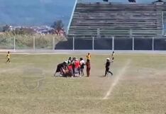 Docentes se enfrentan a golpes en campeonato de menores en San Ramón, Chanchamayo