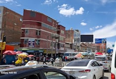 Huancayo: Congestión en calles antes de ferias navideñas