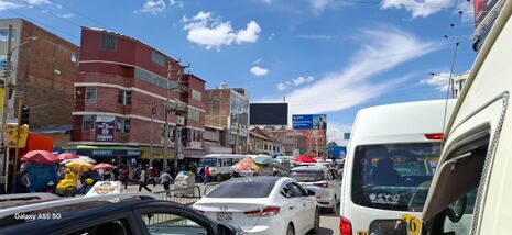 Huancayo: Congestión en calles antes de ferias navideñas