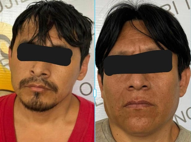 Según la Policía, se trata de “Viejo Mauro” y “Jhon Jairo”, quienes serían cabecillas de la banda delincuencial “Los Pájaros”. Se les incautó dinamita y 10 celulares en los que se evidenció coordinaciones con internos del penal El Milagro.