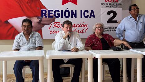 Ica: precandidato al Senado, “No podemos vivir de la política ni aprovecharnos de ella”