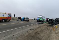 Arequipa: Un fallecido y seis heridos deja choque frontal en la Panamericana Sur, Caravelí