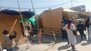 Piura: Desmontan puestos ambulantes en el Complejo de Mercados
