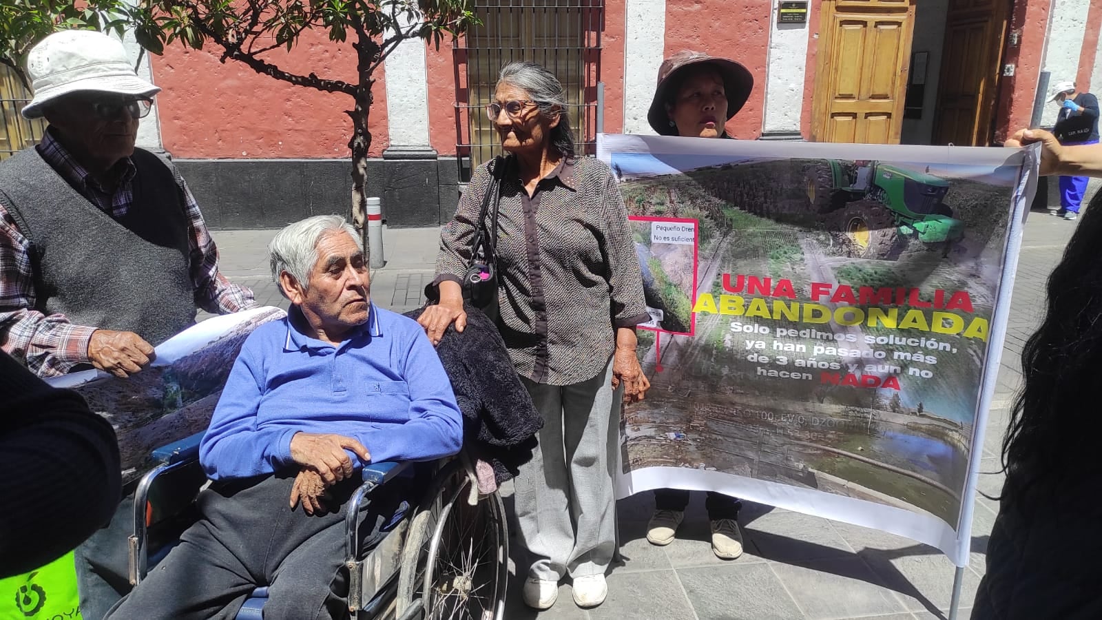 Agricultores piden reubicación de terrenos de Majes Siguas I. (Foto: Nelly Hancco/@photo.gec)