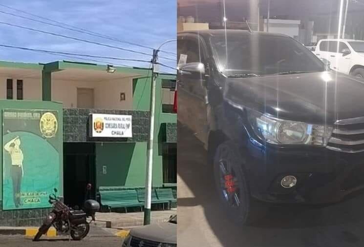 Agraviados denunciaron el hecho en la comisaría de Chala. (Foto: Chala Tv)