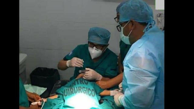 Cirujanos extraen moneda que tragó una bebé de 1 año y tres meses de edad en Loreto