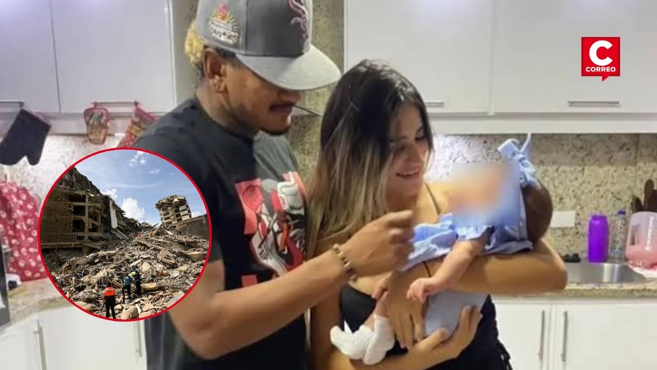 Esposa de futbolista Héctor Bello murió protegiendo a su bebé durante terremoto en Venezuela. Composición: Diario Correo.