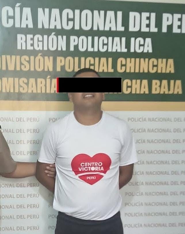 Chincha: policía captura a sujeto con requisitoria vigente por tráfico ilícito de drogas