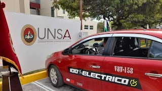 UNSA presentó el primer auto eléctrico de Arequipa 