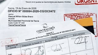 Investigan firmas en “licitación” de Municipio Provincial de Tacna