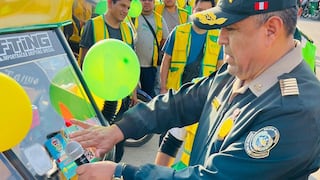 Trujillo: Policía implementó “Plan Código QR” en mototaxis de La Esperanza