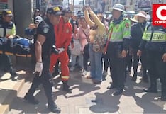 Joven resulta herido tras caer del sexto piso de una galería en Huancayo