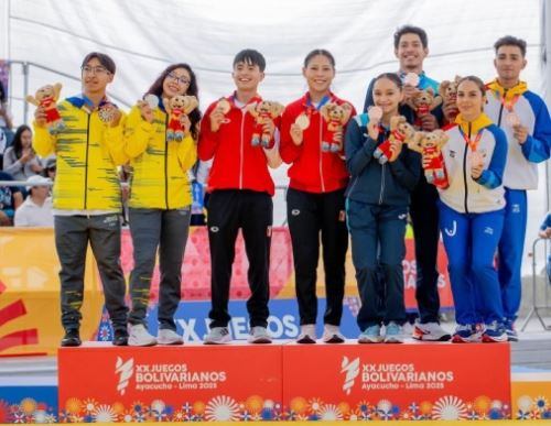 Taekwondo peruano brilla en los Juegos Bolivarianos Ayacucho-Lima 2025. Foto: Andina.
