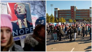Protestas en varias ciudades de EE.UU contra el gobierno de Donald Trump