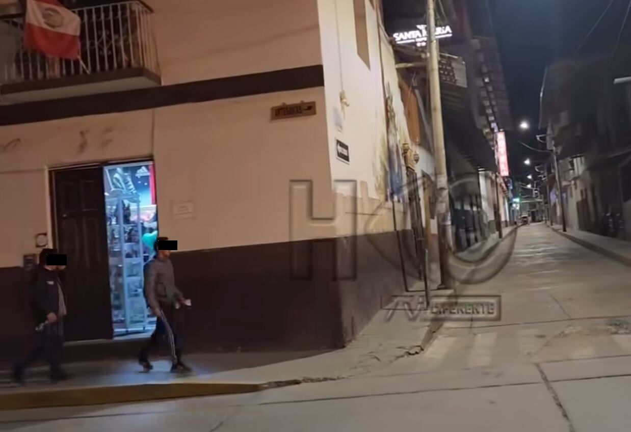 Delincuentes sorprendieron a su víctima cuando se encontraba cerrando el negocio. La agraviada relata que había retirado dinero de una entidad bancaria. (Foto: HCO TV Huamachuco)