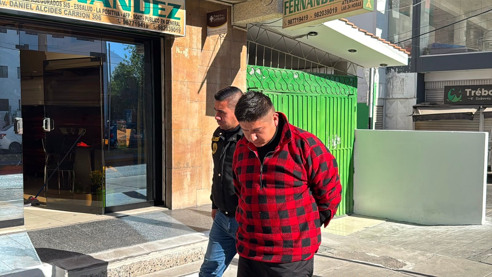 Suboficial Leonardo Lastarrea fue detenido por su presunta participación en el robo de armas a la Policía (Foto: Pedro Torres/@photo.gec)