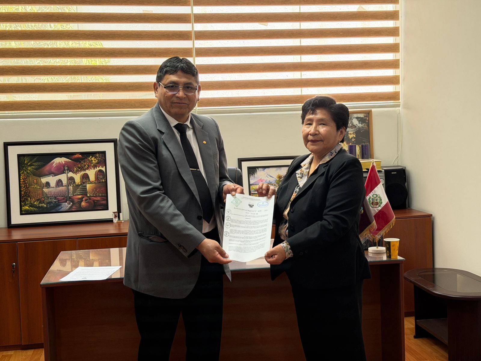 Designan a Nancy Apaza como directora de la UGEL Arequipa Norte (Foto: Gerencia de Educación)