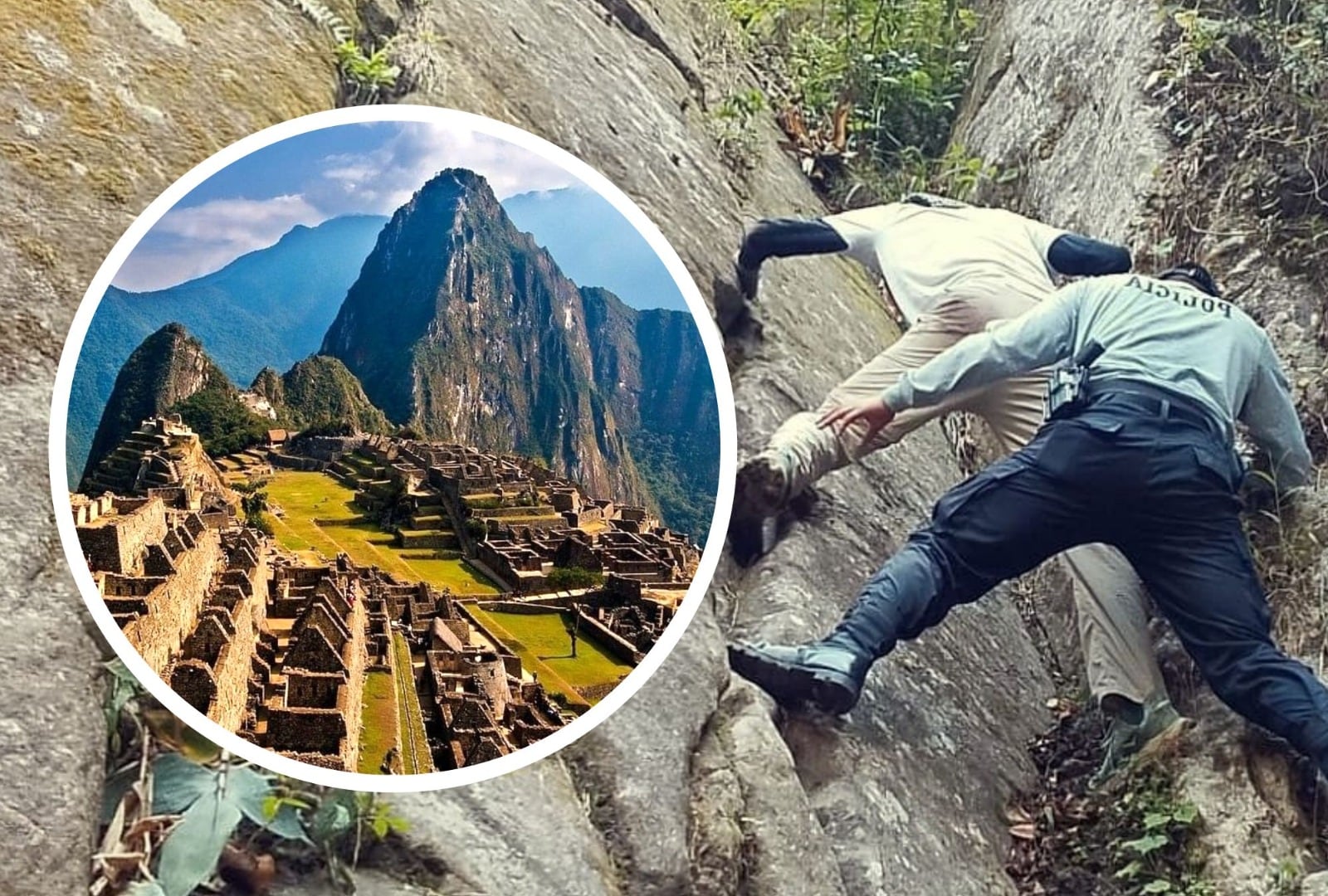 Machu Picchu: Rescatan a turista atrapado en el cerro Putucusi (FOTOS)