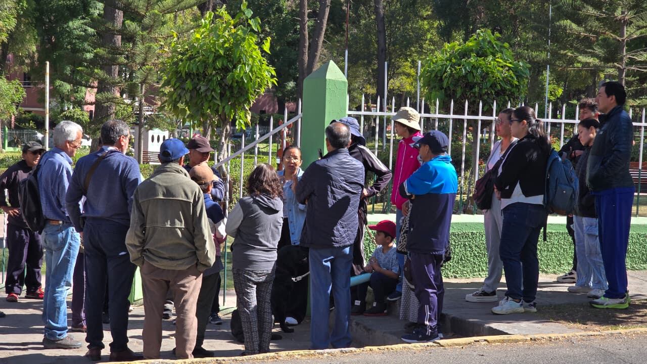 Vecinos de Arequipa rechazan instalación de Feria de Luces Temáticas de China. Foto: GEC.