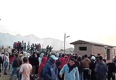 Lambayeque: Protestan por cobro de peaje en garita de vía vecinal en Olmos