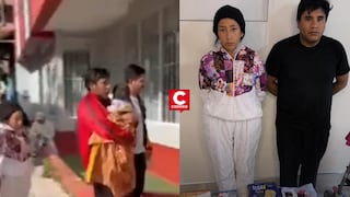 Huancayo: capturan a pareja que usaba a un bebé y su cochecito para robar en supermercado