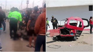 Chincha: racha de accidentes dejó cuatro personas heridas en Pueblo Nuevo y Alto Larán