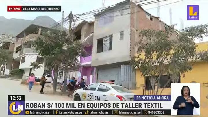 Delincuentes ingresaron a vivienda de tres pisos y robaron miles de soles en productos. Foto: Latina