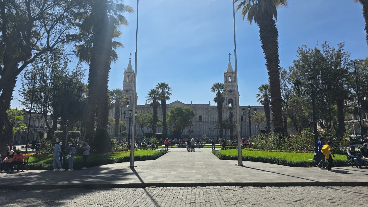 Plaza de Armas de Arequipa. (Foto: Yunsu Pariapaza/@photo.gec)