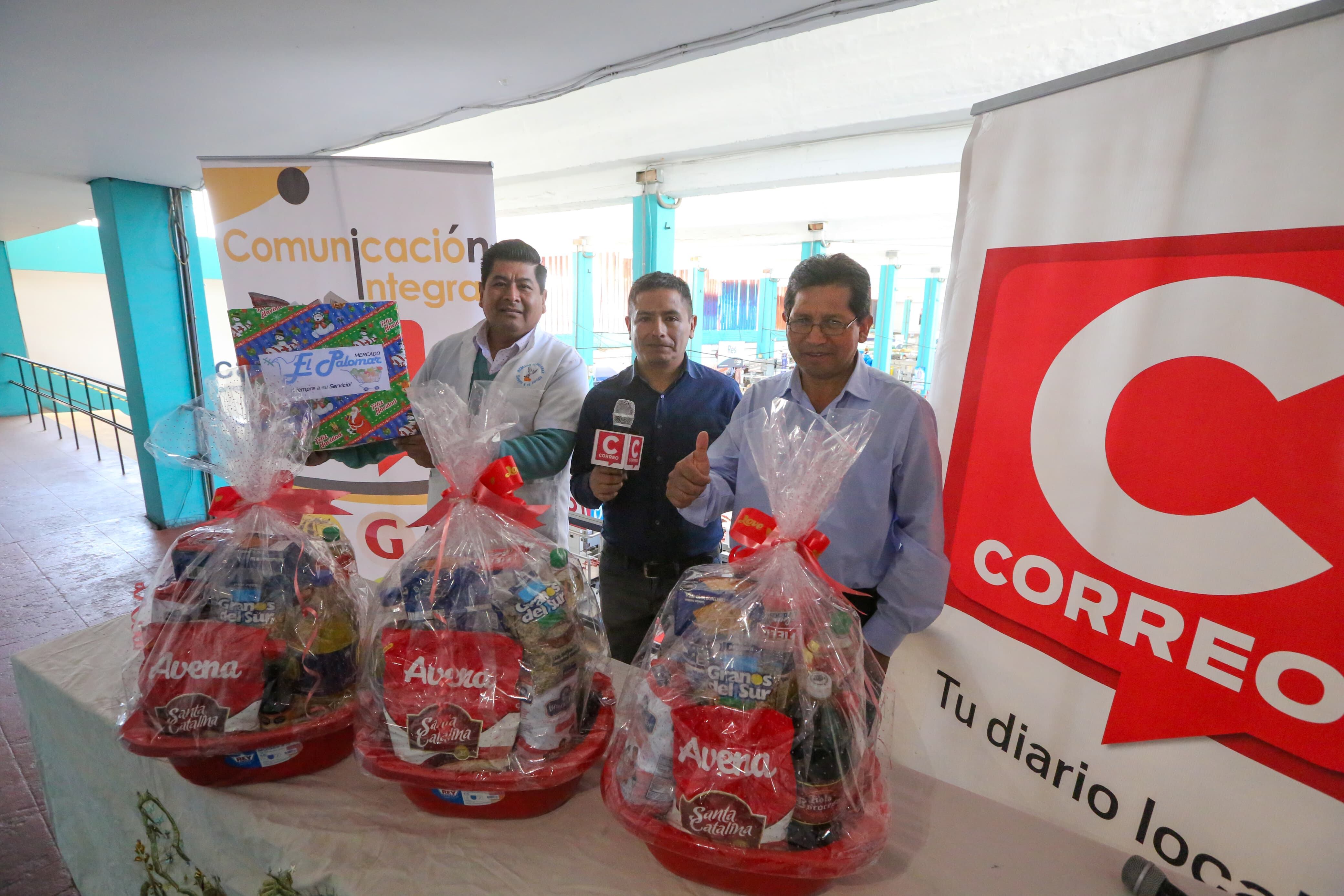 Correo y El Palomar se unen para sortear canastas