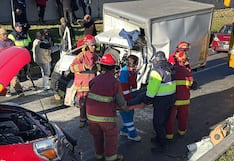 Arequipa: conductor y copiloto se salva de morir tras choque contra un tráiler