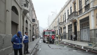 Incendio en vivienda del Cercado de Lima moviliza a once unidades de bomberos