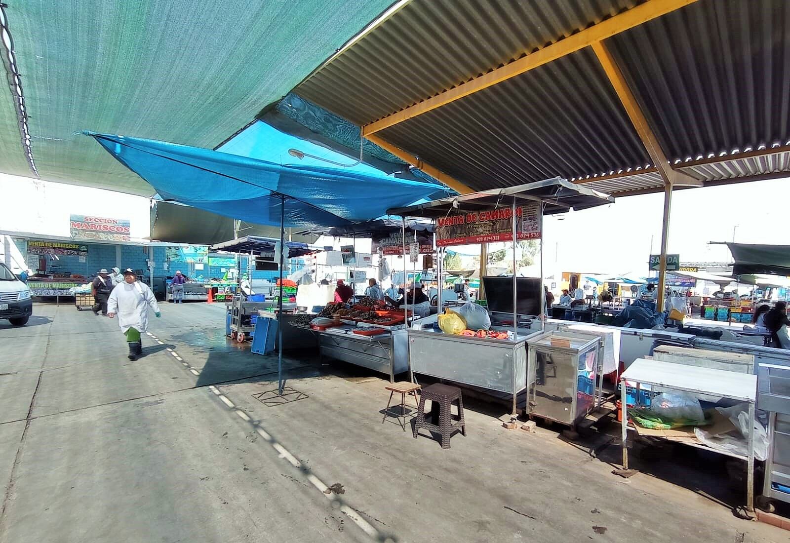 Terminal pesquero de Río Seco del distrito de Cerro Colorado. Foto: GEC.