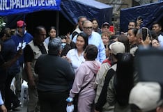 Keiko Fujimori visita a familias afectadas por incendio que dejó 10 fallecidos en La Victoria