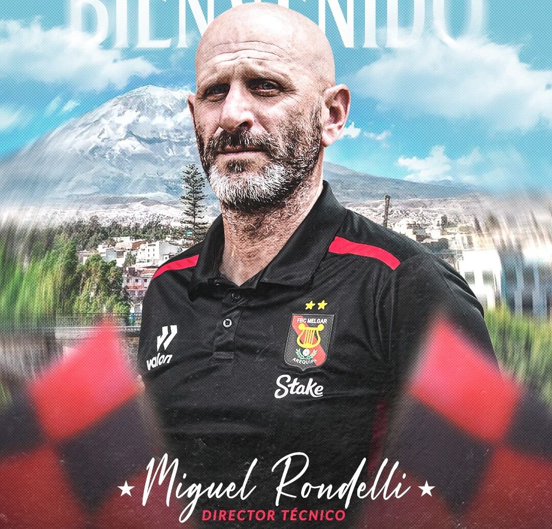 Miguel Rondelli llegó al FBC Melgar. Foto: FBC Melgar.