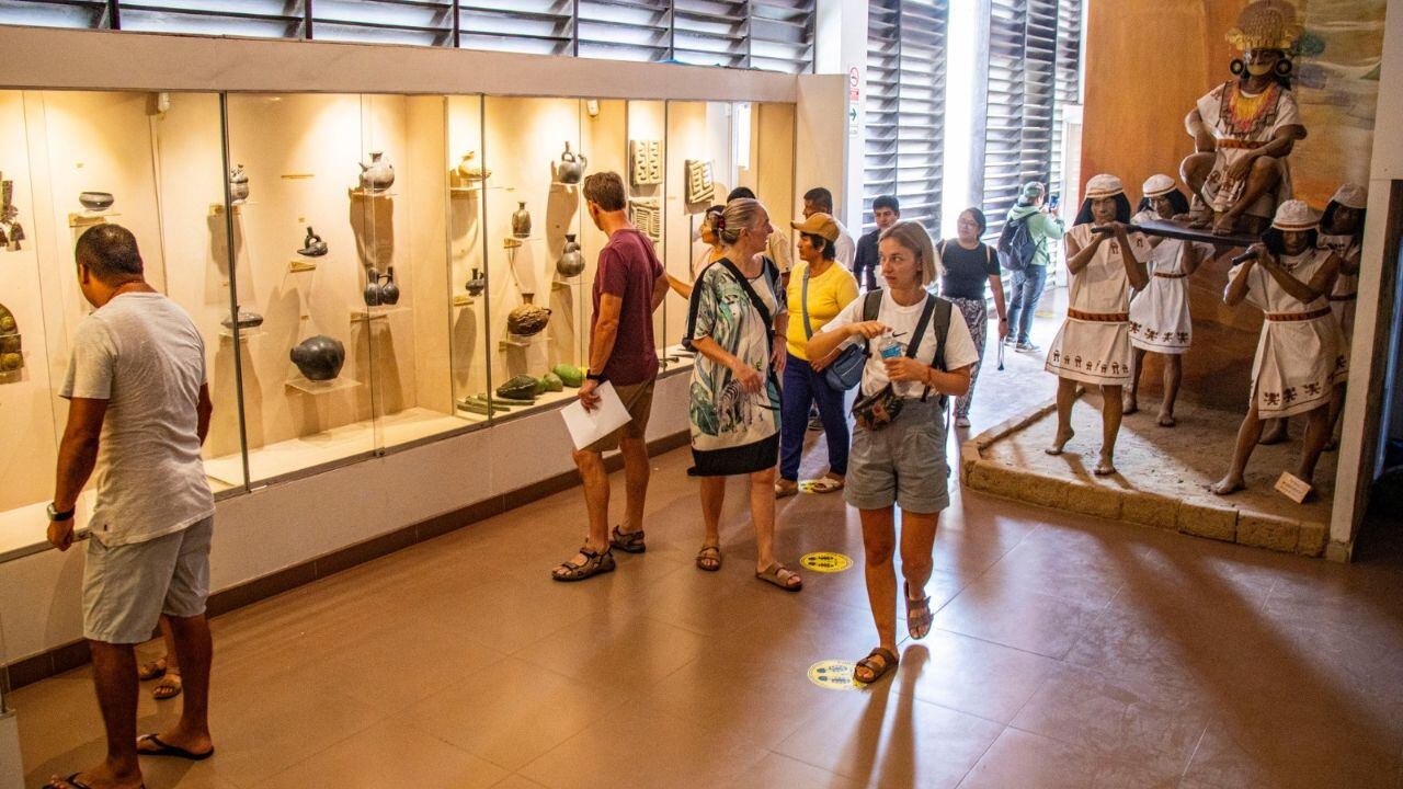 Visitantes se divirtieron y disfrutaron de los juegos tradicionales. Además, del recorrido por el Museo de Sitio de Chan Chan.